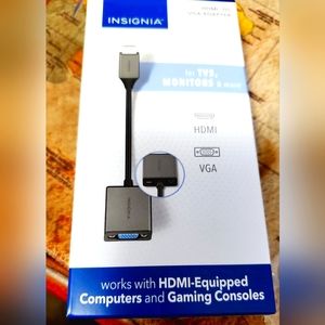 (SOLD) New Insignia VGA to HDMI CONVERTER ADAPTER